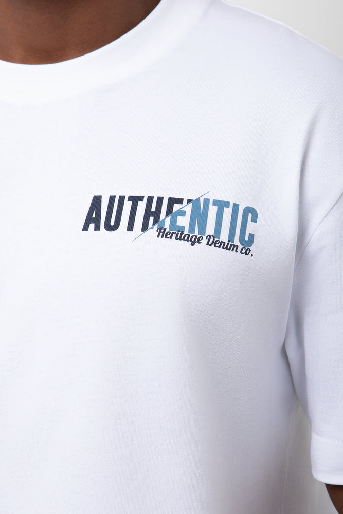 Short Sleeve Loose Fit T-Shirt White (3)