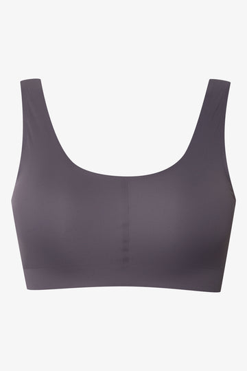 Bonded Crop Top Grey