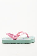 Sea Shell Flips Flops Light Blue (1)
