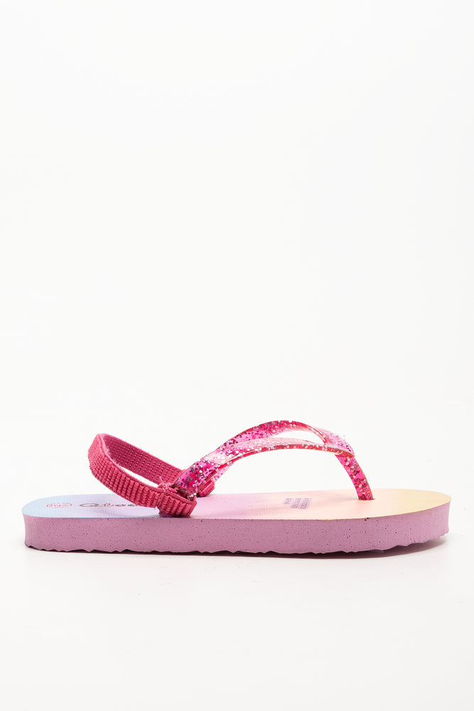 Ombre Flip Flops Pink