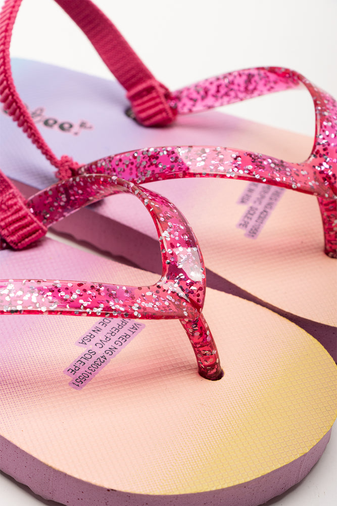 Ombre Flip Flops Pink (2)