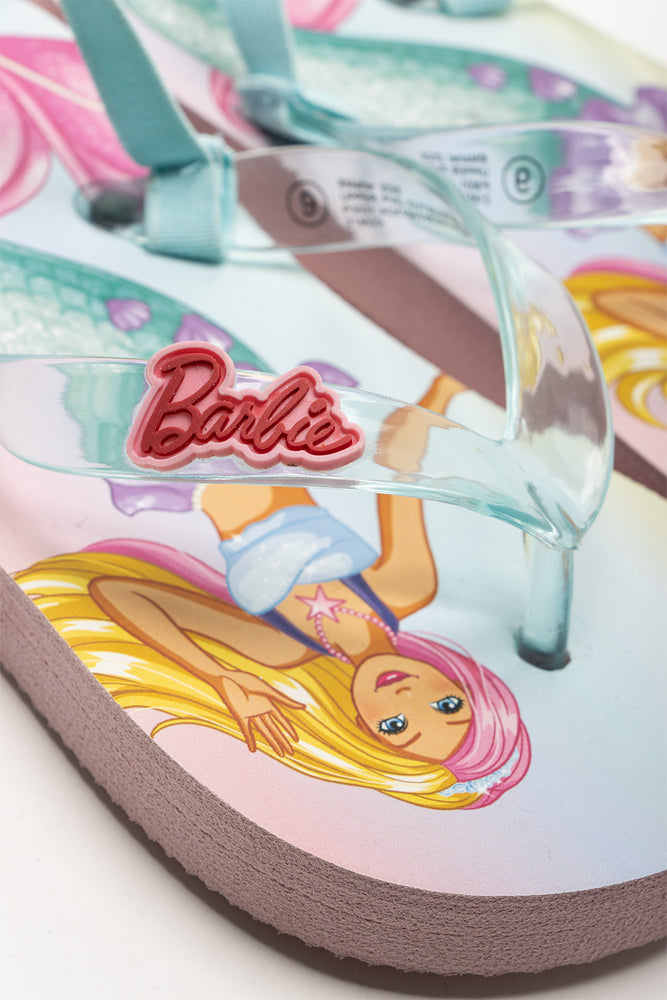 Barbie Flip Flops Aqua (2)