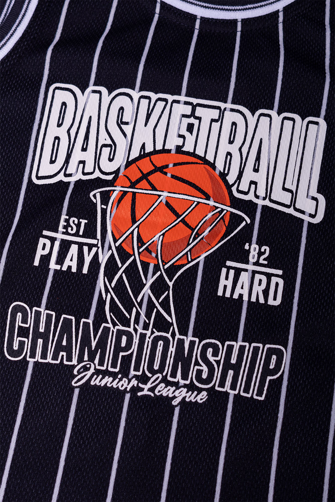 2 Piece Basket Ball Set Navy