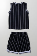 2 Piece Basket Ball Set Navy (3)