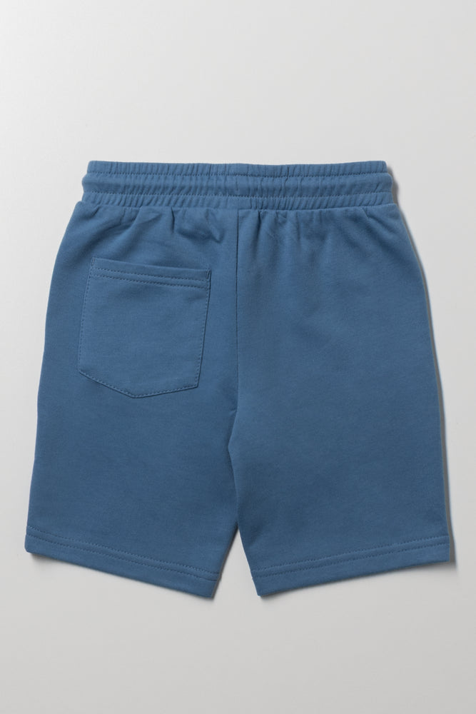 Fleece Shorts Navy (2)