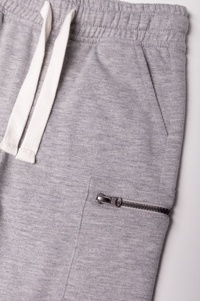 Cargo Fleece Shorts Grey