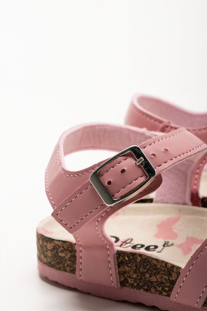 Butterfly Strappy Sandals Pink (3)