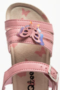 Butterfly Strappy Sandals Pink (4)