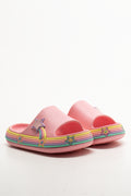 Rainbow Star Pool Slides Pink