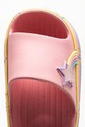 Rainbow Star Pool Slides Pink (4)