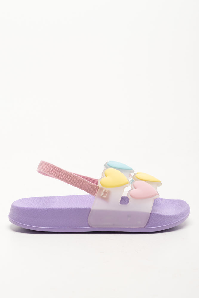 Heart Pool Slides Lilac (1)