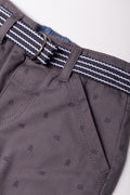 Belted Chino Shorts Dark Grey (1)