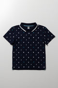 Short Sleeve Golfer Navy