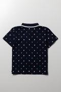 Short Sleeve Golfer Navy (2)