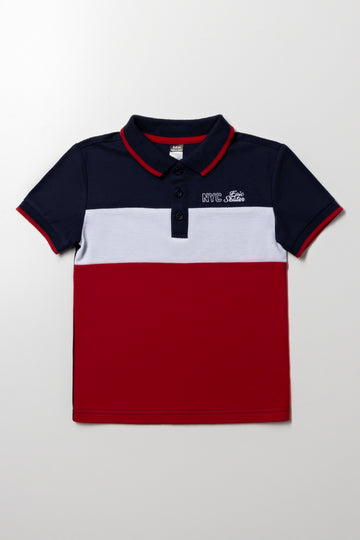 Golfer Navy And Red