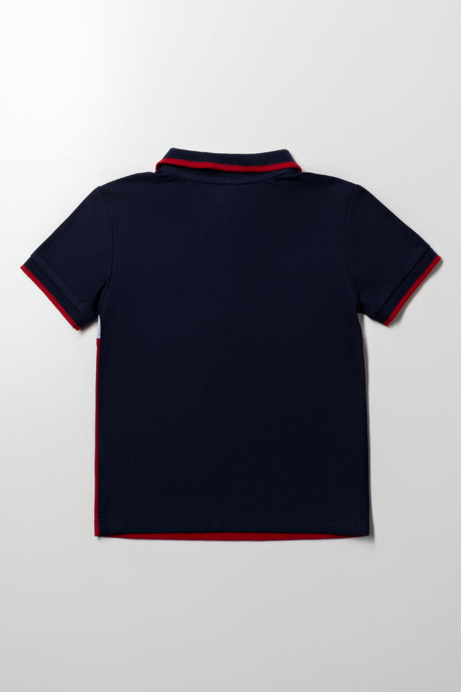 Golfer Navy And Red (2)