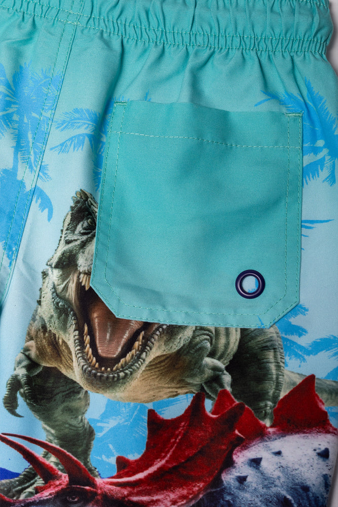 Dino Swim Shorts Turqoise (2)