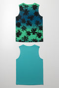 2 Pack Vests Blue & Lime (2)