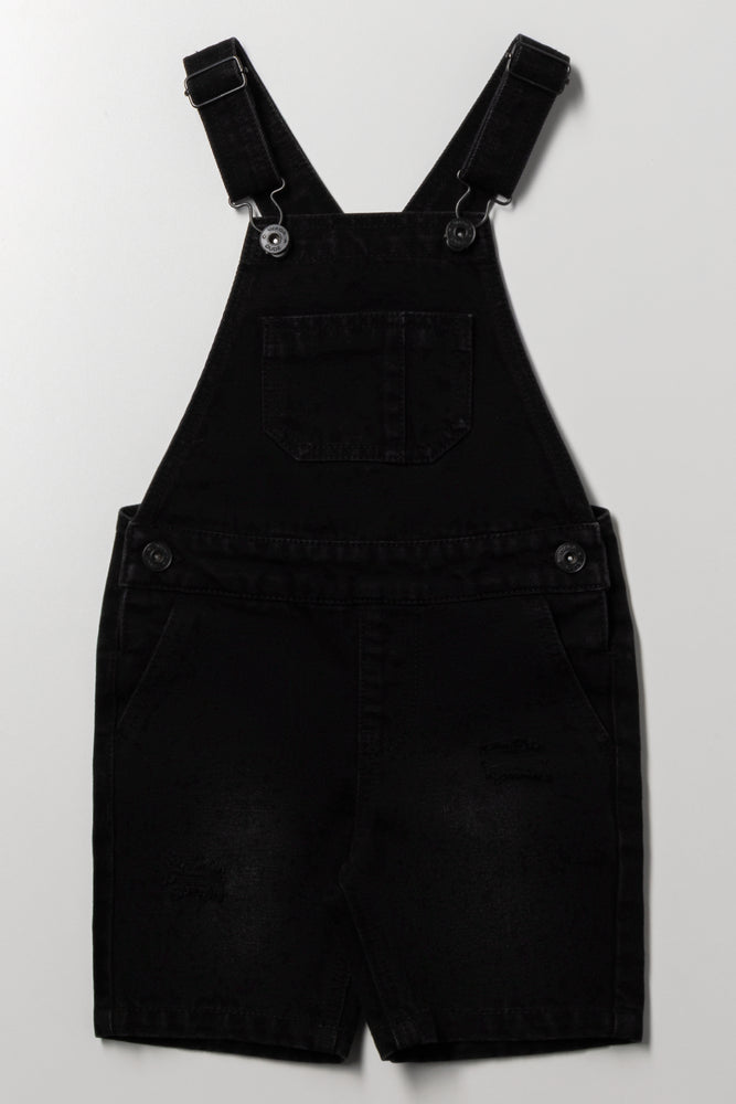 Denim Dungaree Black