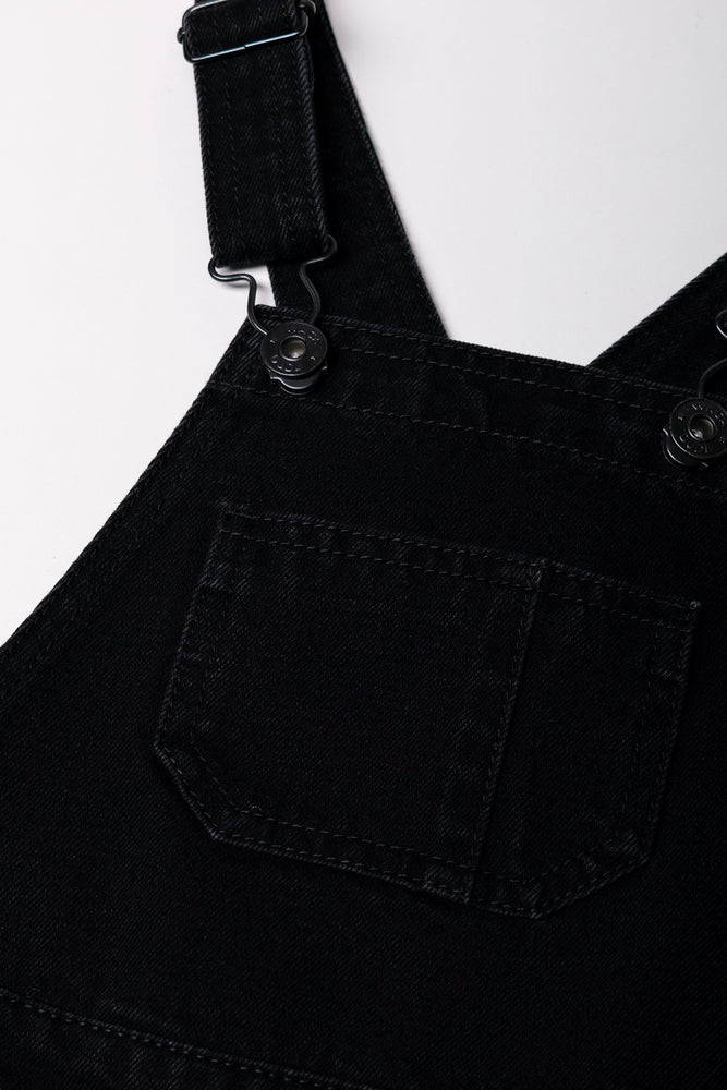 Denim Dungaree Black