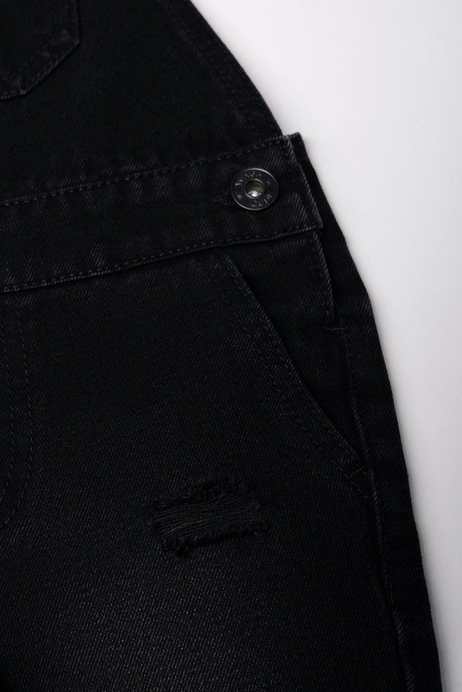 Denim Dungaree Black (2)