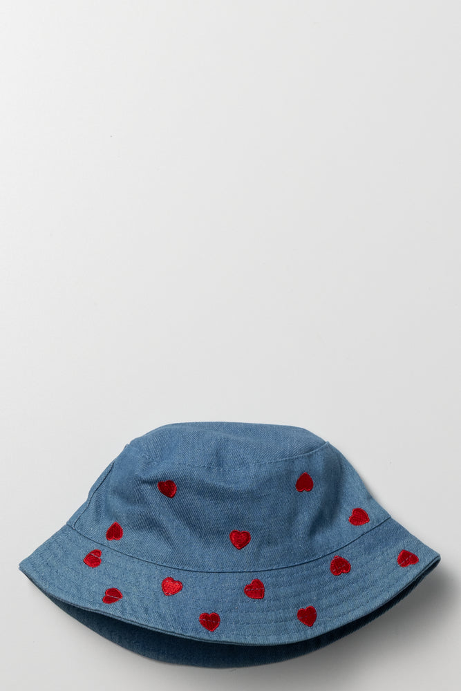 Denim Bucket Hat Blue