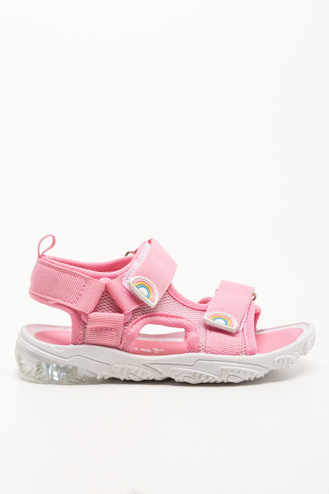 Rainbow Utility Sandals Pink (1)