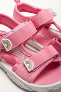 Rainbow Utility Sandals Pink (2)