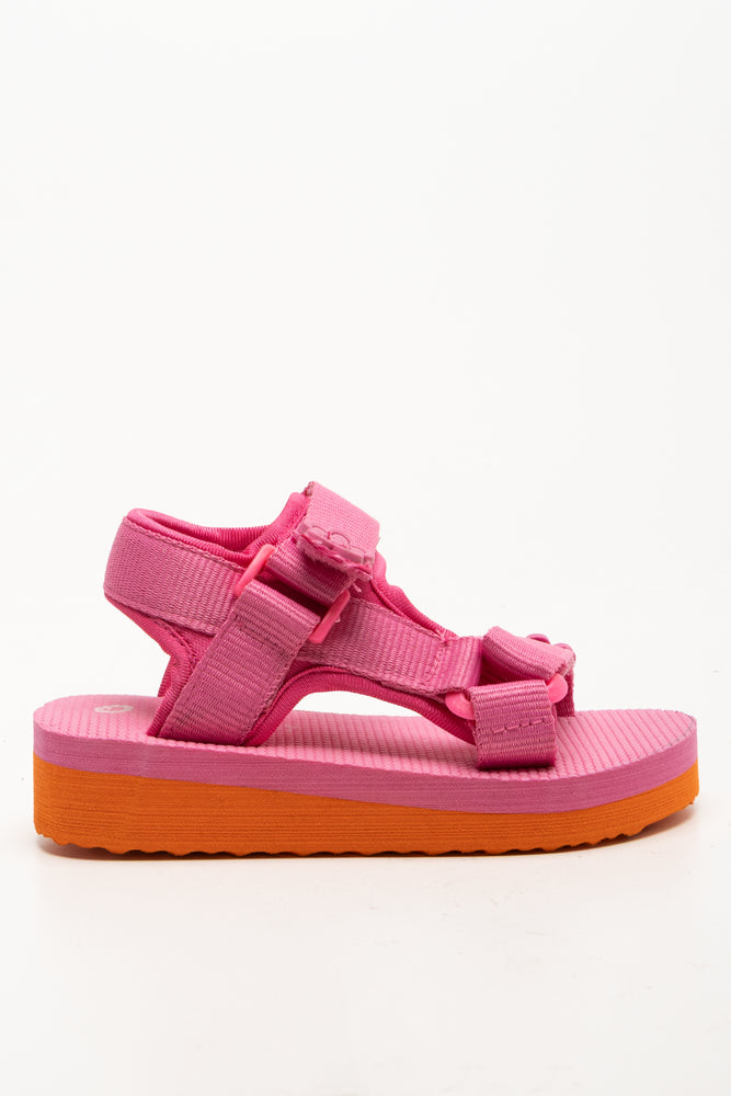 Chunky Sport Sandals Pink