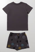 Avengers Short Sleeve Pyjamas Dark Grey (2)
