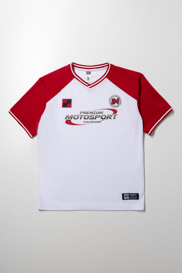 Short Sleeve T-Shirt Red And White