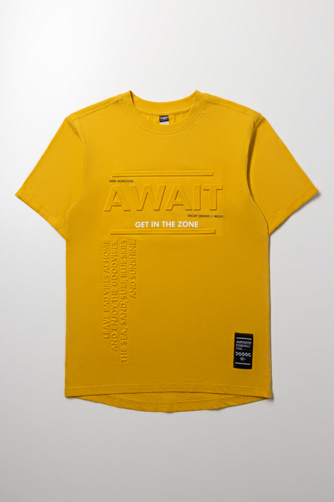 Short Sleeve T-Shirt Yellow