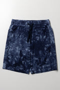 Tie Dye Shorts Blue