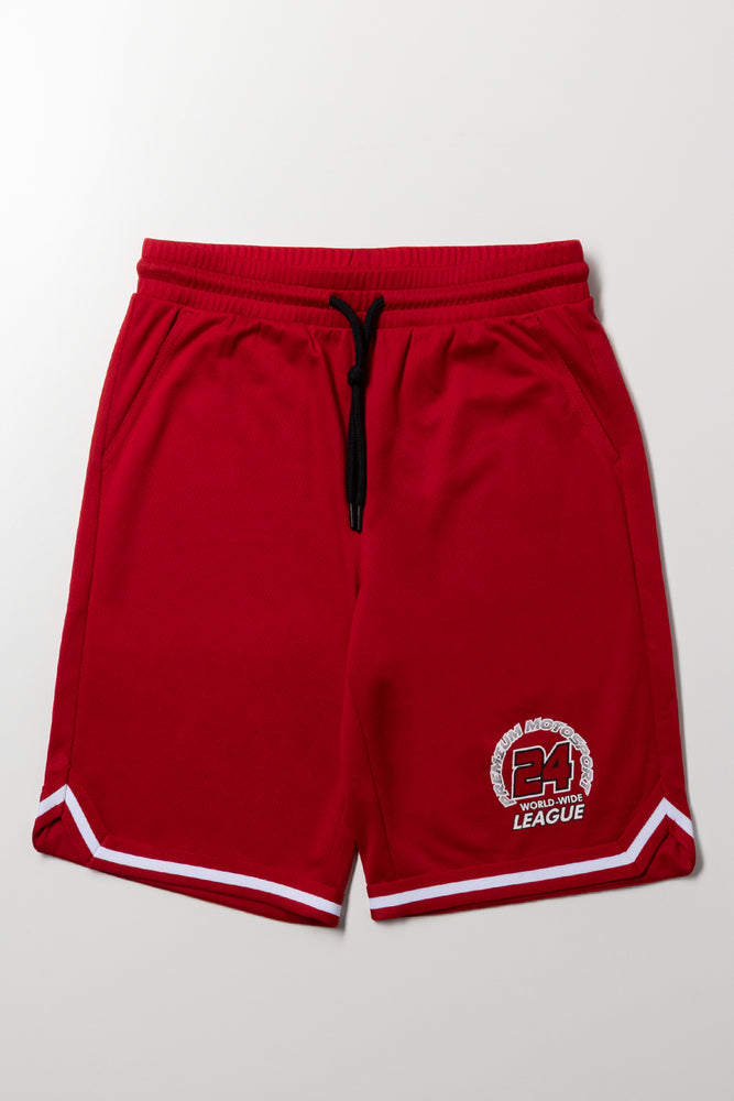 Basketball Shorts Red
