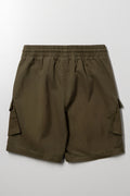 Cargo Shorts Dark Green (2)