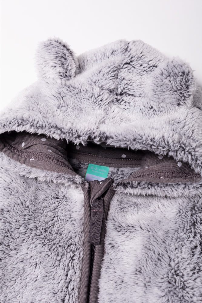Fleece Babygrow Grey (1)