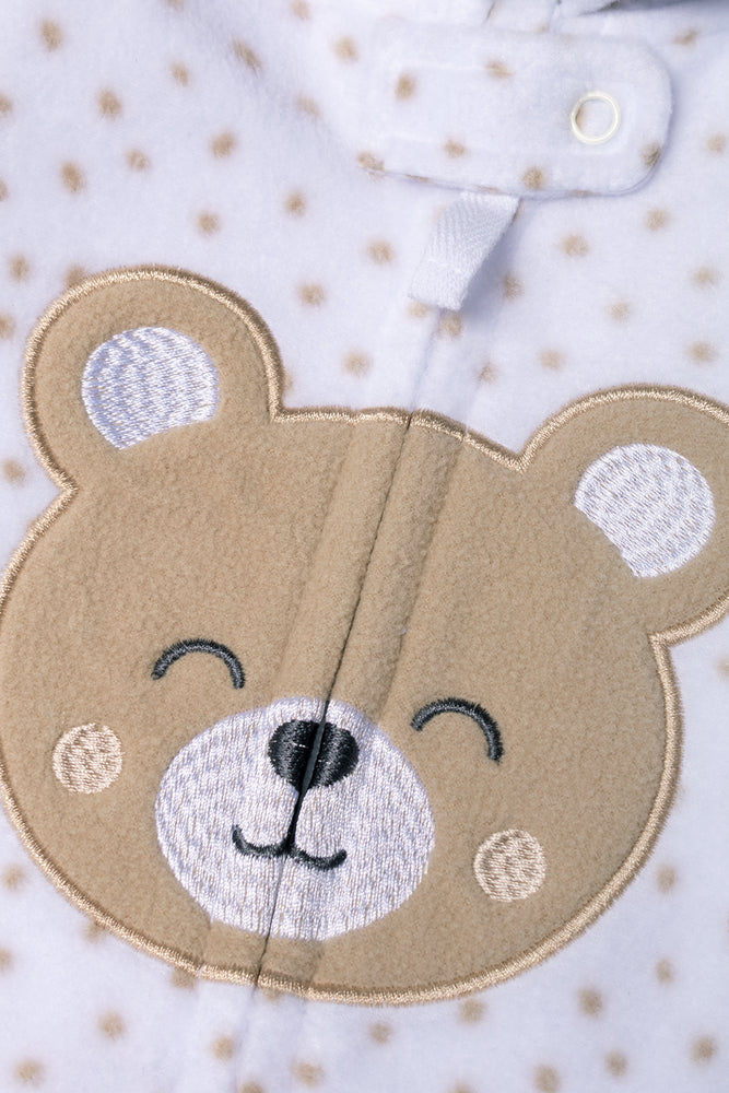 Bear Babygrow White