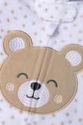 Bear Babygrow White (1)
