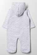 Bear Babygrow White (2)