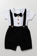 Dungaree Set Black