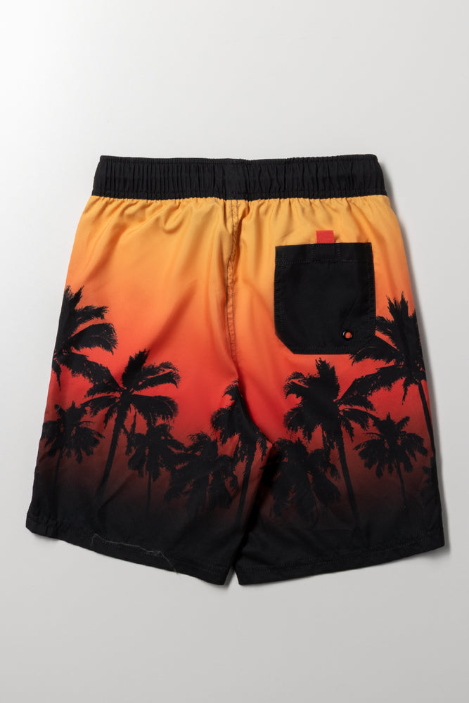Swim Shorts Ombre Orange (3)