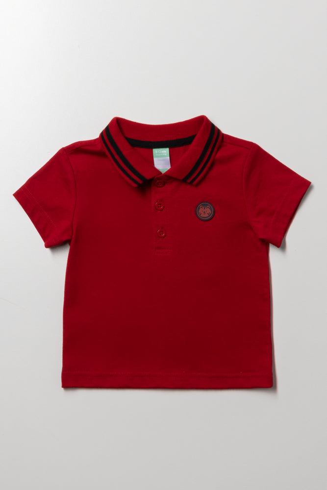Short Sleeve Golfer Red