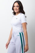 Short Sleeve Bodysuit White