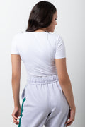 Short Sleeve Bodysuit White (2)