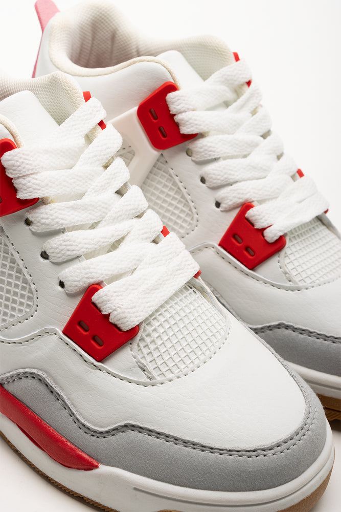 Bubble High Top Sneakers White (2)