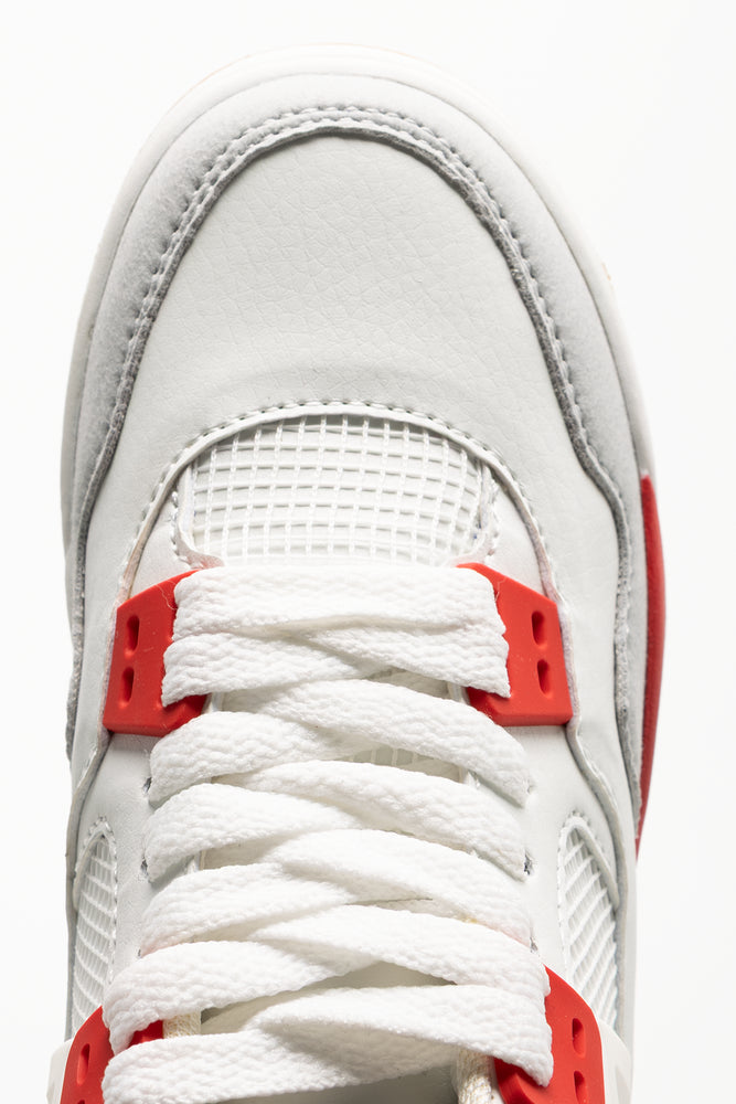 Bubble High Top Sneakers White (4)