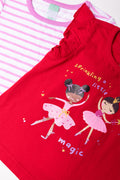 2 Pack Fairy Magic T-Shirts Red (1)