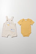 Winnie The Pooh Dungaree Natural (2)