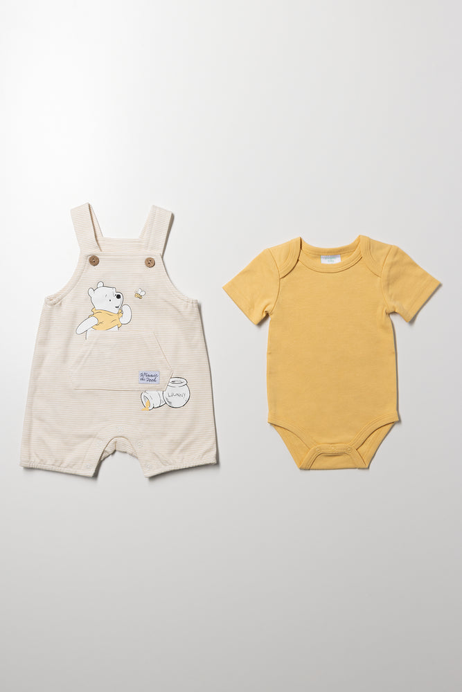 Winnie The Pooh Dungaree Natural (2)