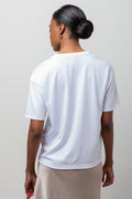 Oversized Short Sleeve T-Shirt White (2)
